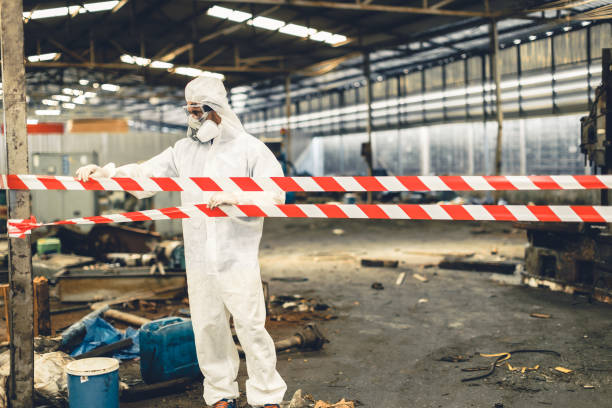 Professional Biohazard technician working in Worthington, MN